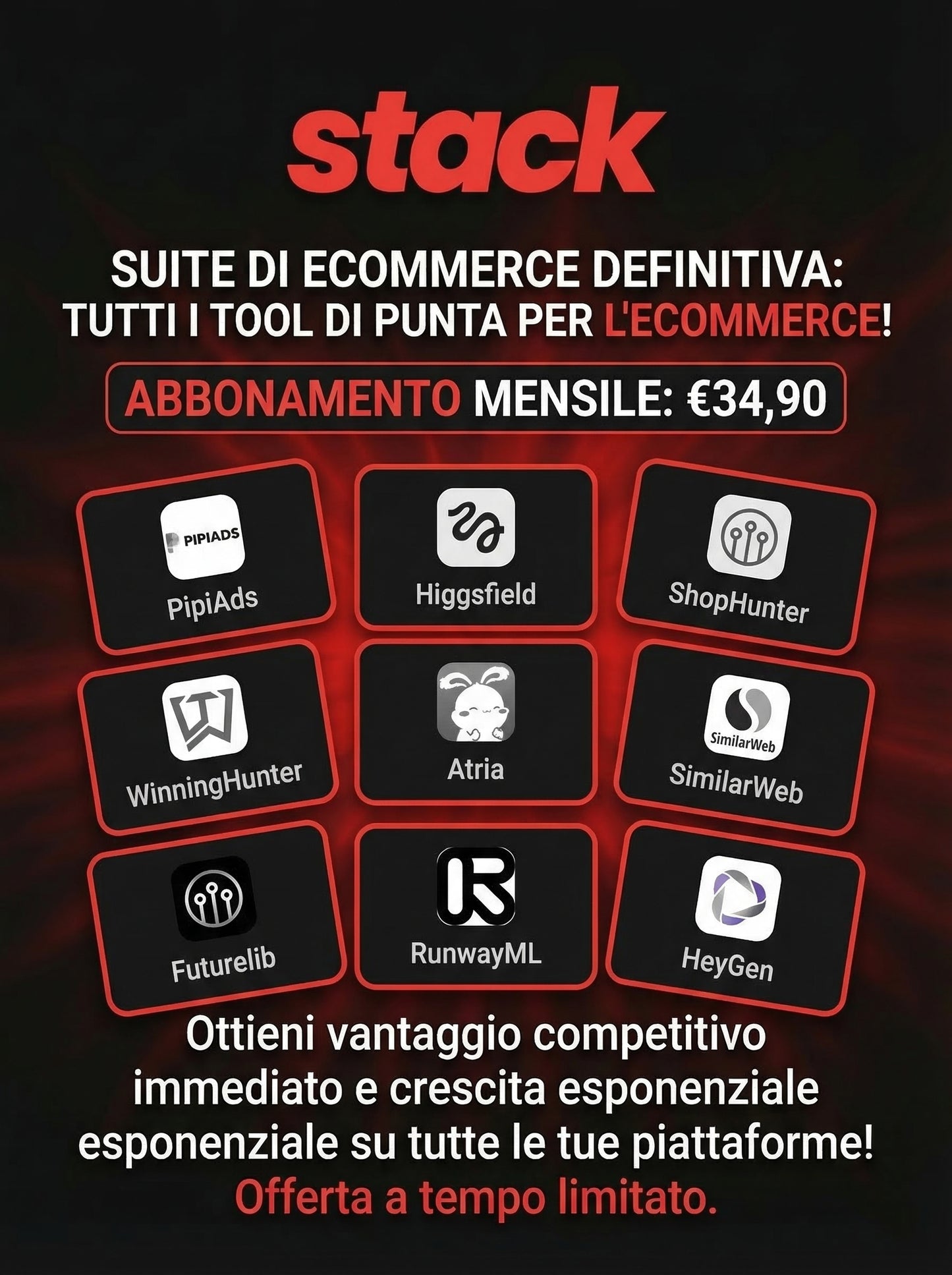 Abbonamento mensile Ecomstack®